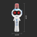 Lebo L838 Early Childhood Education Magic Sound Changing Toy Bluetooth Microphone Speaker(Blue)