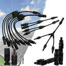 10 Sets MC4 4 in 1 MC4 Photovoltaic Connector Solar Branch Connector Solar Panel Male And Female Plug Accessories