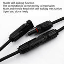 10 Sets MC4 4 in 1 MC4 Photovoltaic Connector Solar Branch Connector Solar Panel Male And Female Plug Accessories