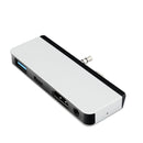 T0409 Multifunctional USB 3.0 HUB Docking Station Network Cable Interface Converter For Microsoft Surface Pro 4 / 5 / 6