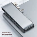 T0409 Multifunctional USB 3.0 HUB Docking Station Network Cable Interface Converter For Microsoft Surface Pro 4 / 5 / 6