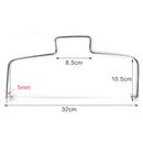 Stainless Steel Adjustable Wire Cake Cutter Slicer Leveler DIY Cake Baking Tools(Doule Wire Cutter)