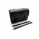 Motorcycle Saddle Bags Leather Storage Tool PU Leather Side Pouch Bags(Black)