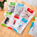 100 PCS Data Cable Packaging Bag Plastic Sealing Bag, Size:10.5x15cm(Red)