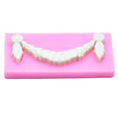 2 PCS Fondant Cake Silicone Mold Hollow Embossed Border Frame Retro Photo Frame Mould(13th 17-157 )