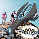 YAFEE Mountain Bike Saddle Mountain Bike Seat Hollow Bicycle Seat(Yellow)