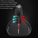 YAFEE Taillight Bicycle Seat Mountain Bike Saddle With Light Seat(Red)