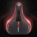 YAFEE Taillight Bicycle Seat Mountain Bike Saddle With Light Seat(Red)