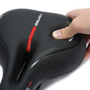 YAFEE Taillight Bicycle Seat Mountain Bike Saddle With Light Seat(Red)