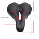 YAFEE Bicycle Seat Saddle Comfortable Mountain Bike Road Bike Bicycle Seat Cushion Riding Equipment Accessories(Red)