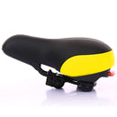 Bicycle Seat With Tail Light Bicycle Seat Comfortable Seat Cushion Riding Accessories(Yellow)