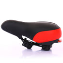 Bicycle Seat With Tail Light Bicycle Seat Comfortable Seat Cushion Riding Accessories(Red)