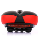 Bicycle Seat With Tail Light Bicycle Seat Comfortable Seat Cushion Riding Accessories(Red)