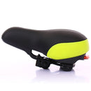 Bicycle Seat With Tail Light Bicycle Seat Comfortable Seat Cushion Riding Accessories(Green)