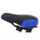 Bicycle Seat With Tail Light Bicycle Seat Comfortable Seat Cushion Riding Accessories(Blue)