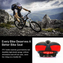 Bicycle Seat With Tail Light Bicycle Seat Comfortable Seat Cushion Riding Accessories(Black)