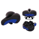 Mountain Bike Bicycle Seat Reflective Bicycle Saddle Cushion Comfortable Cushion(Blue)