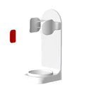 7 PCS Spiral Shading Electric Toothbrush Storage Rack Wall-Mounted Non-Slip Adjustable Electric Toothbrush Holder, Colour: White (Silica Gel Non-slip Type)
