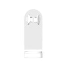 7 PCS Spiral Shading Electric Toothbrush Storage Rack Wall-Mounted Non-Slip Adjustable Electric Toothbrush Holder, Colour: White (Silica Gel Non-slip Type)