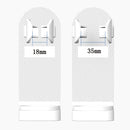 7 PCS Spiral Shading Electric Toothbrush Storage Rack Wall-Mounted Non-Slip Adjustable Electric Toothbrush Holder, Colour: White (Silica Gel Non-slip Type)