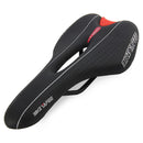 YAFEE Saddle Mountain Bike Hollow Middle Hole Saddle Racing Saddle Riding Equipment(Black)