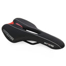 YAFEE Saddle Mountain Bike Hollow Middle Hole Saddle Racing Saddle Riding Equipment(Black)