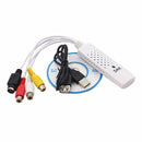 Portable USB 2.0 Audio Video Capture Card Adapter VHS to DVD Video Capture for Win7 / Win8/ XP/ Vista, Free Drive