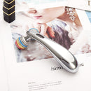 Lifting Face Roller Massager Micro Current 3D Beauty Instrument Importer(Silver)