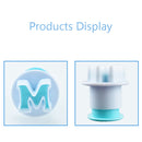 2 Sets Small Uppercase And Lowercase Alphanumeric Biscuit Press Mold Spring Press Mold, Specification: Lowercase Letters