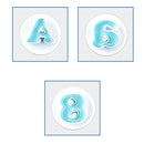 2 Sets Small Uppercase And Lowercase Alphanumeric Biscuit Press Mold Spring Press Mold, Specification: Capital Letters