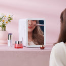 5L Beauty Makeup Mirror Skin Care Products And Facial Mask Refrigerator Semiconductor Car Home Refrigerator(US Plug)