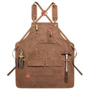 Canvas Apron Barber Roasting Cafe Gardening Woodworking Men And Women Canvas Work Clothes, Specification: For Children 47cm(Yellow)