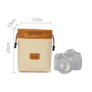 S.C.COTTON Liner Bag Waterproof Digital Protection Portable SLR Lens Bag Micro Single Camera Bag Photography Bag, Colour: Beige L
