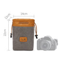S.C.COTTON Liner Bag Waterproof Digital Protection Portable SLR Lens Bag Micro Single Camera Bag Photography Bag, Colour: Gray M