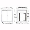 Window Windproof Warm Film Indoor Air Leakage Soundproof Double-Layer Insulation, Specification: 1.5x1.8M
