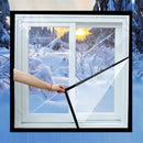 Window Windproof Warm Film Indoor Air Leakage Soundproof Double-Layer Insulation, Specification: 1.8x1.8M