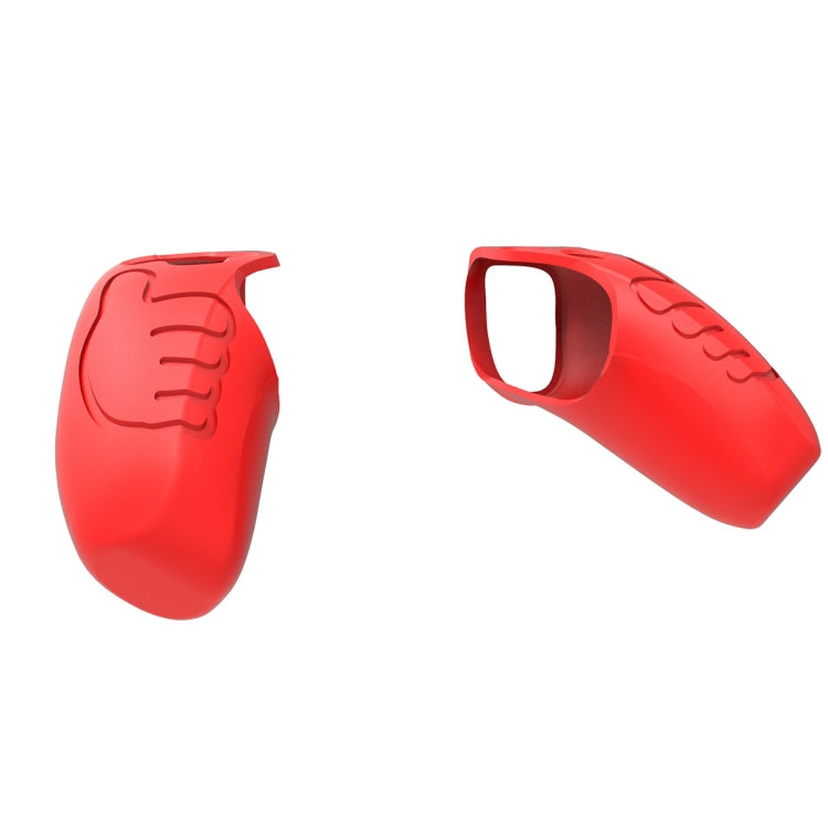 Game Handle Non-Slip Silicone Protective Cover Thumb Thicker Sleeve Rocker Cap For PS5(White)