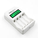 4 Slots Smart Intelligent Battery Charger with LCD Display for AA / AAA NiCd NiMh Rechargeable Batteries(AU Plug)