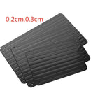 Thawing Plate Frozen Quick Thawing Plate Kitchen Tool Aluminum Alloy Thawing Plate, Specification: Large 2mm