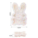 GW20035 DIY Candy Color Cartoon Silicone Cake Toast Ice Tray Mold, Specification: 8 Inch Bunny
