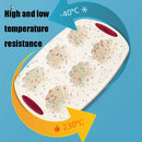 GW20035 DIY Candy Color Cartoon Silicone Cake Toast Ice Tray Mold, Specification: 8 Inch Bunny