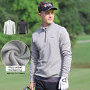 PGM YF366 Golf Plus Velvet Warm Knitted Fabric Long-sleeved Coat, Size: XL(Black)