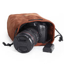 S.C.COTTON Liner Shockproof Digital Protection Portable SLR Lens Bag Micro Single Camera Bag Square Gray L