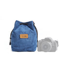 S.C.COTTON Liner Shockproof Digital Protection Portable SLR Lens Bag Micro Single Camera Bag Square Blue M
