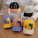 C0310 Cartoon Dinosaur Pattern Spring Children Baseball Cap, Size: 48cm Adjustable(Blue)
