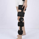 Adjustable Length Of Knee Joint Fixation Brace Knee Injury Fracture Protector Bracket(Black), Specification: Free Size