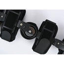 Adjustable Length Of Knee Joint Fixation Brace Knee Injury Fracture Protector Bracket(Black), Specification: Free Size