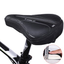 Wheel Up Bicycle Silicone Cushion Cover Mountain Bike Thickening GEL Saddle Cover Riding Equipment(Small)
