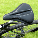 Wheel Up Bicycle Silicone Cushion Cover Mountain Bike Thickening GEL Saddle Cover Riding Equipment(Small)