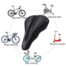 Wheel Up Bicycle Silicone Cushion Cover Mountain Bike Thickening GEL Saddle Cover Riding Equipment(Small)